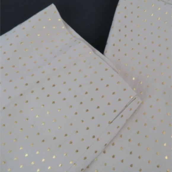 Lane Bryant Lena Stretch Gold Print Cream Pant 28W - Picture 2 of 8